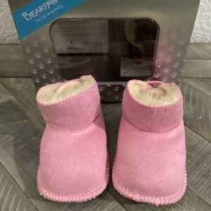 BEARPAW Baby Girls Kaylee Crib Booties